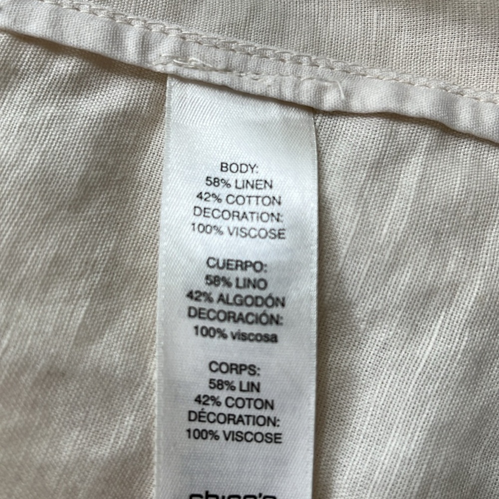 Chico’s Vintage Embroidered Tunic - Picture 10 of 11